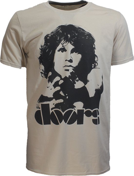 The Doors Break On Through Band T-Shirt Grijs - Officiële Merchandise