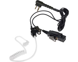 K-PO® KEP 26 M-1 - Beveiligings oortje - Security Headset - Heavy Duty - Motorola 2-pin connector - Motorola CLR446, CP040, DP1400, XT420, XTNi - Horeca - Evenementen