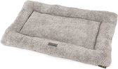 Scruffs Cosy benchkussen - Zacht Hondenkussen - Anti-Slip - Imitatie su�de - Grijs - L - 105 x 70 cm