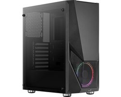 ATX ATX Semi-toren doos Mars Gaming ZAURONBK LED RGB
