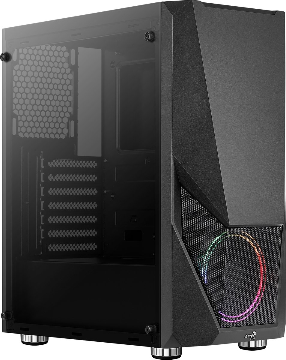 ATX Semi-toren doos Mars Gaming ZAURONBK LED RGB