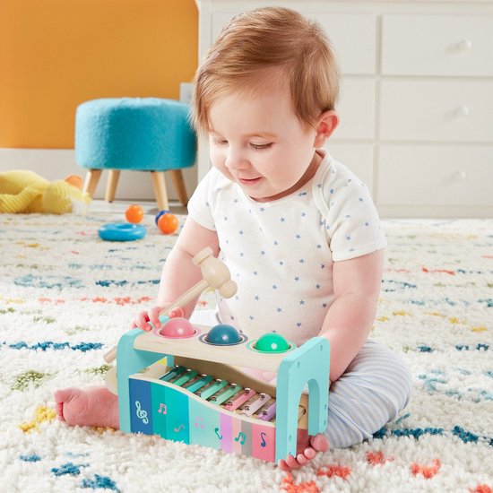 Jeu de marteau 3 en 1 avec xylophone - Clavier multifonctionnel - Jouets  pour Enfants