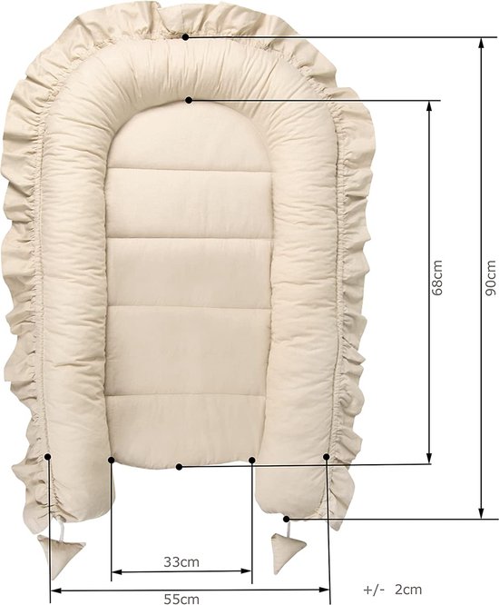 Bedomranding baby Bedbescherming Baby Bed Bumper