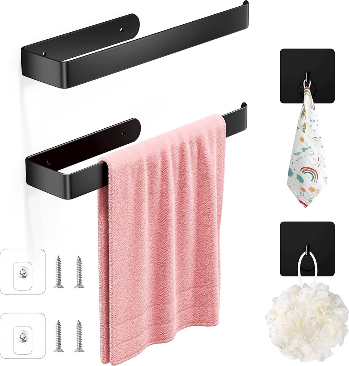 Handdoekhouder - Handdoekstang – Handdoekrek – Badkamer accessoires