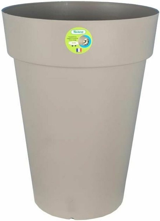 Riviera Blumentopf Soleilla Rund – 39x39x36 Cm, Mit Bewässerungssystem, 25 Liter, Frost- & UV-beständig