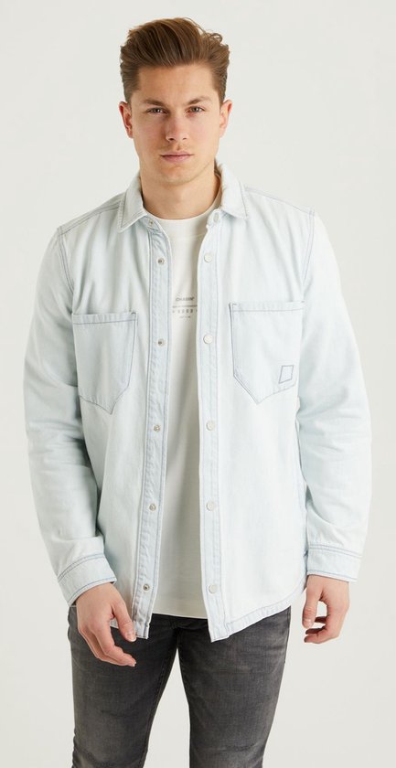 Chasin' Overhemd overhemd Kyber Denim Lichtblauw Maat M | bol.com