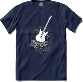 Rock and Roll It’s More Than Just Music | Muziek - Gitaar - Hobby - T-Shirt - Unisex - Navy Blue - Maat L