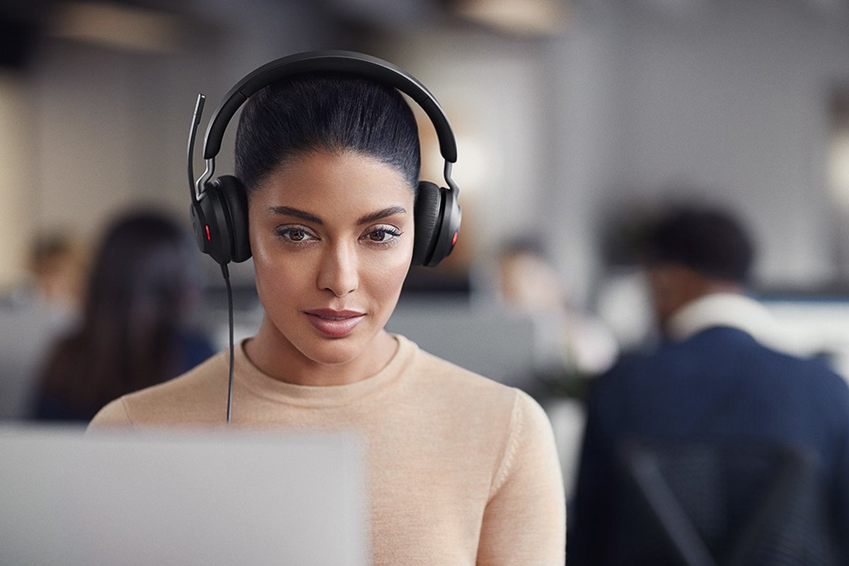 Jabra Evolve2 40: kantoorheadset met 48% geluidsdemping
