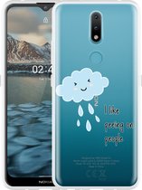 Nokia 2.4 Hoesje Cloud - Designed by Cazy