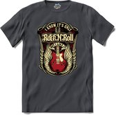 I Know It’s Only Rock And Roll But I Like It | Muziek - Gitaar - Hobby - T-Shirt - Unisex - Mouse Grey - Maat 3XL