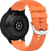 Band Geschikt voor Samsung Galaxy Watch 5/4/2/Active 40mm gladde siliconen Oranje