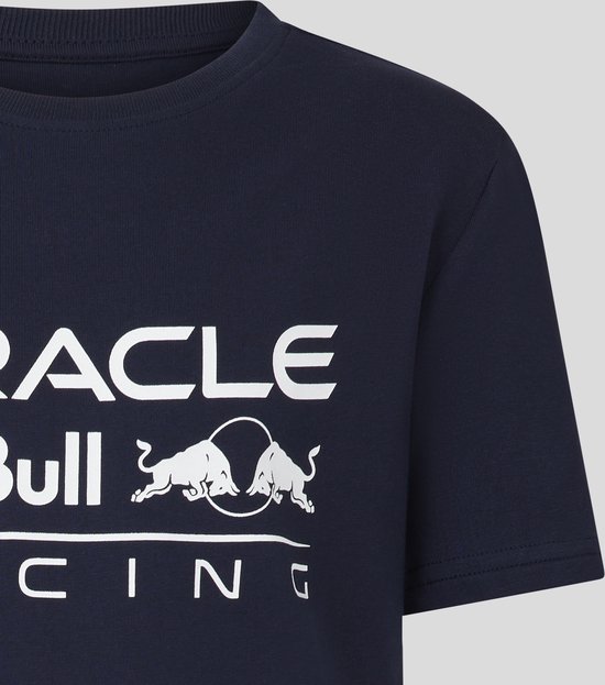 Red Bull Racing Logo Kids T-shirt Blauw L (152-158) - Max Verstappen - Sergio Perez - Oracle van Merkloos — afbeelding 4