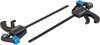 Silverline Snelspanklemmen - 15 cm - Verlosmechanisme - Nylon kaken - 2 stuks