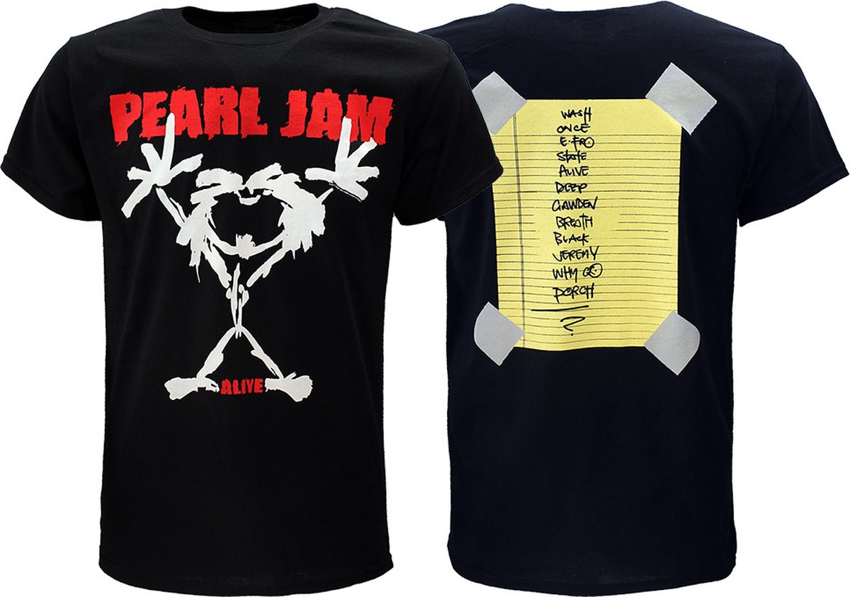 Pearl Jam Stickman T-Shirt - Officiële Merchandise - XXL