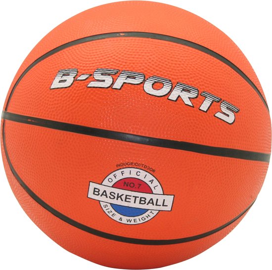 Benson Basketbal voor binnen en buiten - duurzaam rubber en nylon - maat 7 - oranje