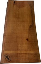 Houten robuuste tapasplank - robuuste borrelplank - houten serveerplank- ruw gestoomd beuken - 1 stuks afmeting 70 x 28-38 x 2 cm - behandeld met minerale olie - 1 stuks
