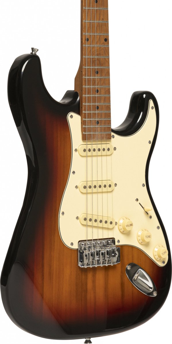 Stagg SES-55 SNB S Style Electric Guitar Tempered Maple