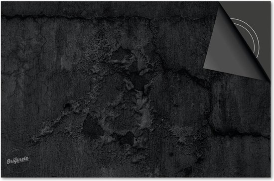 Protecteur induction 81x52 - plaque de recouvrement tapis induction - Protecteur plaque Dietrix - DELUXE - Béton - Anthracite fissuré