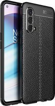 Cazy TPU Hoesje Soft Design geschikt voor OnePlus Nord CE 5G - Flexibel - Zwart