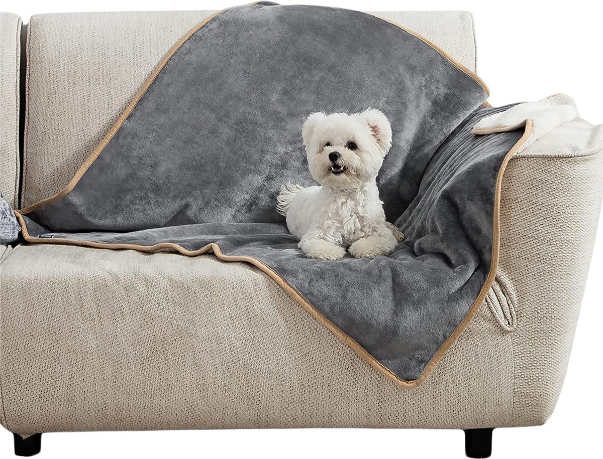 Couverture de canapé pour chien Green Berg - Imperméable et antidérapante -  Housse de