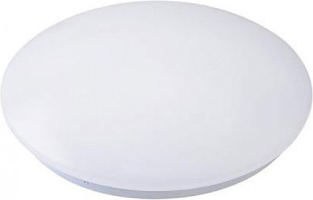 LED Plafondlamp - Opbouw Rond 15W - Helder/Koud Wit 6400K - Mat Wit Aluminium - Ø230mm