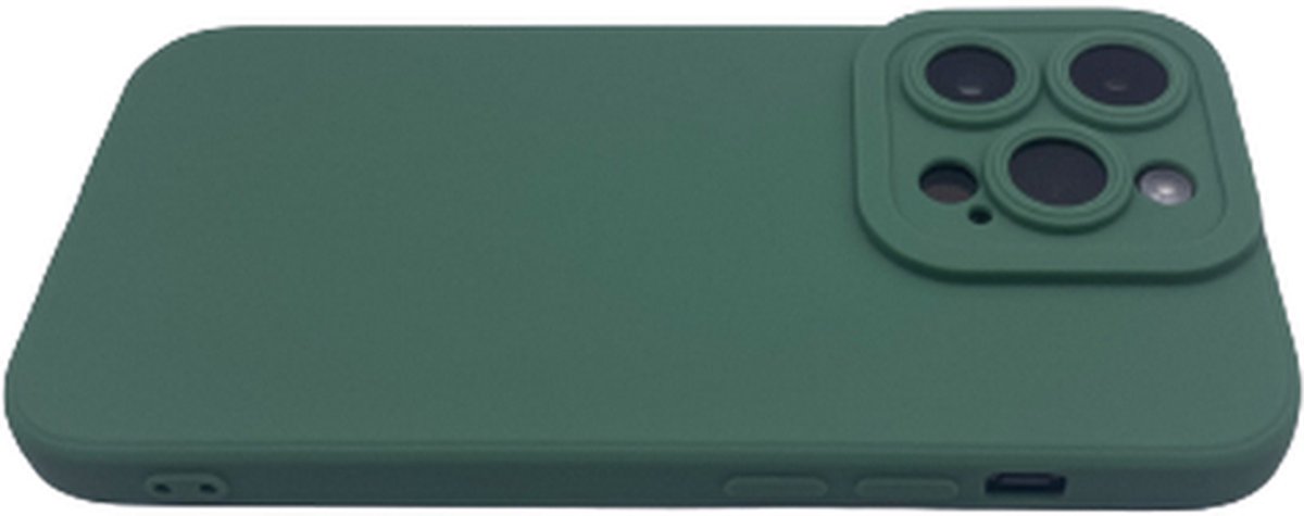 iPhone 14 Pro hoes Groen | Telefoon hoes | Camera protector | Licht en comfortabel | Strakke uitsralling