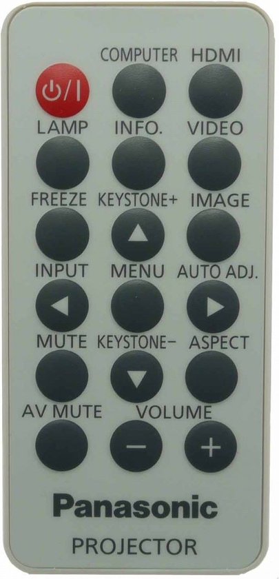 Télécommande adaptée au projecteur PANASONIC PT-TW331RU, remplace H458UB01G001