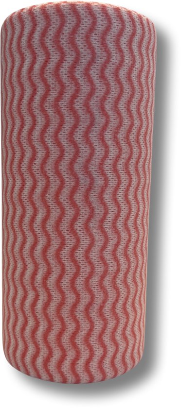 MAUS - 12 x 50 lingettes ménagères op rol - 600 lingettes nettoyantes - rouge