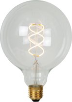 Lampe à filament Lucide G125 - Ø 12,5 cm - LED Dim. - E27 - 1x5W 2700K - Transparent