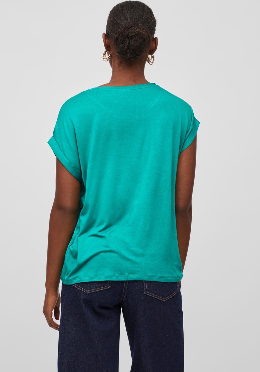 Viellette S S Satin Top Alhambra