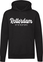 Rotterdam Coordinaten Hoodie - 010 - unisex - trui
