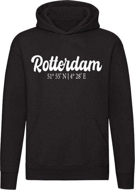 Rotterdam Coordinaten Hoodie | Feyenoord | Unisex | Trui