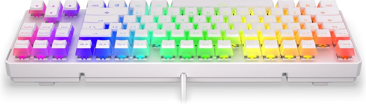 Genesis - Clavier Gaming filaire Azerty Genesis Thor 303 TKL Blanc