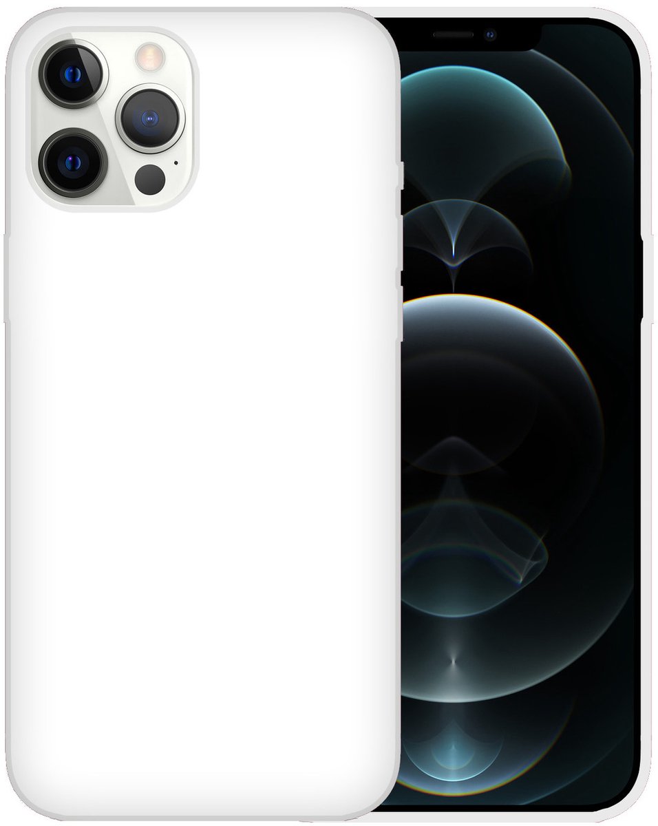 Hoesje geschikt voor iPhone 11 Pro - Backcover - TPU - Wit