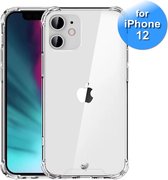 Hoesje geschikt voor iPhone 12 - Anti Shock Cover - Hard Back Cover - Transparant