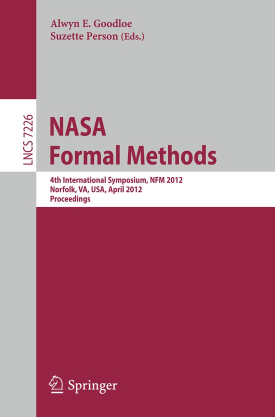 NASA Formal Methods - cover