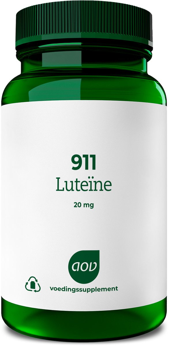 Goedkoopste AOV 911 Luteïne (20 mg) - 60 vegacaps - Antioxidanten - Voedingssupplement