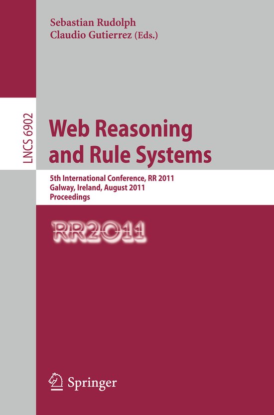 Web Reasoning and Rule Systems - cover