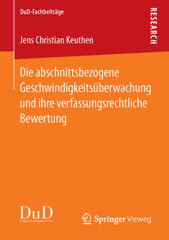 Die abschnittsbezogene Geschwindigkeitsueberwachung und ihre ... - cover