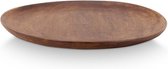 vtwonen Houten Plateau - Bord - Woondecoratie - Bruin - 33.5cm