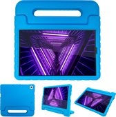 iMoshion Tablet Hoes Kinderen Geschikt voor Lenovo Tab M10 HD (2nd gen) - iMoshion Kidsproof Backcover met handvat - Blauw