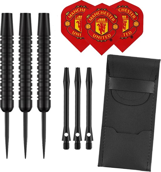 Dragon Darts Black dartpijlen Manchester United dart shafts