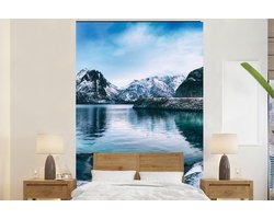 Behang - Fotobehang Water - Bergen - Natuur - Breedte 155 cm x hoogte 240 cm