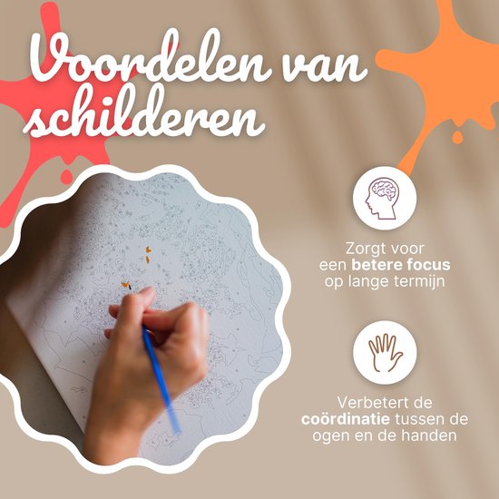 Kleuren voor volwassenen: Kleuren op nummer - Nobody ELSe