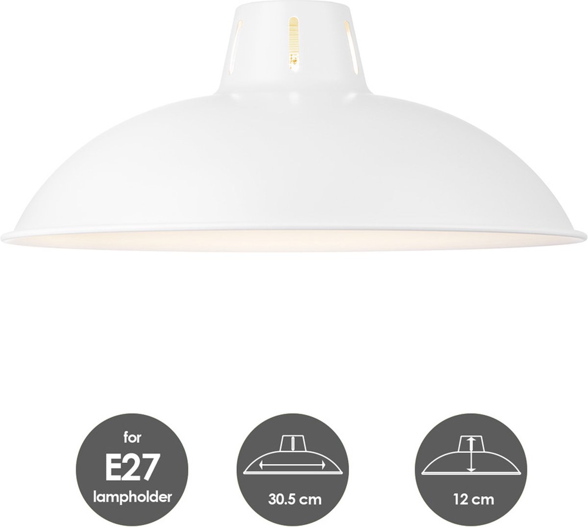 Lampenkap Saverna bruin beige 30 - Light & Living Lampenkappen Lampenkap Saverna bruin beige 30 - Light & Living Lampenkappen