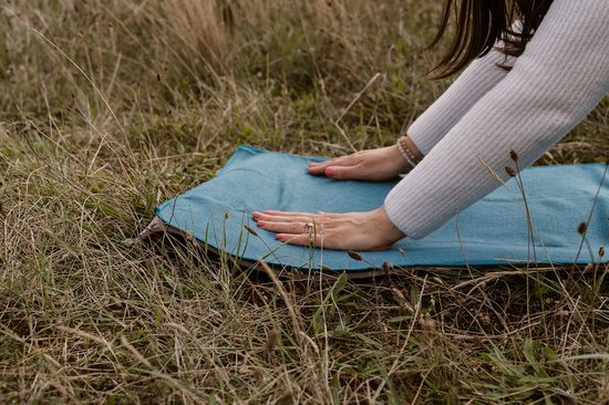 Yoga handdoek antislip harbour - Lotus van Merkloos — afbeelding 4