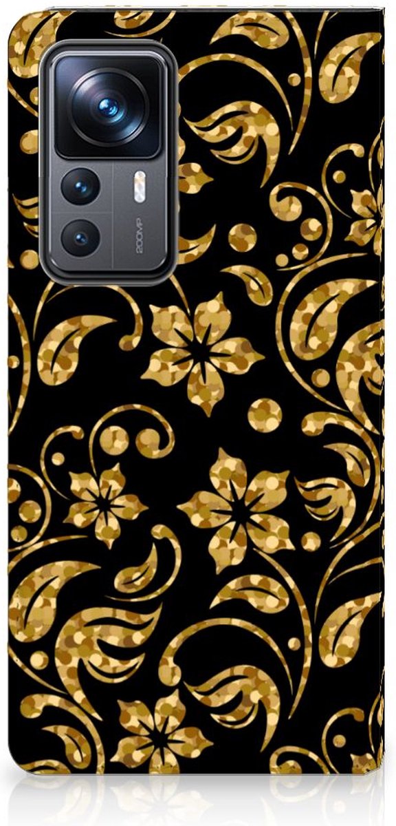 Coque XINYEXIN Pour Xiaomi 12T – Fleurs 3D Motif Jardin, étui Silicone Transparent Antichoc Pour Femme