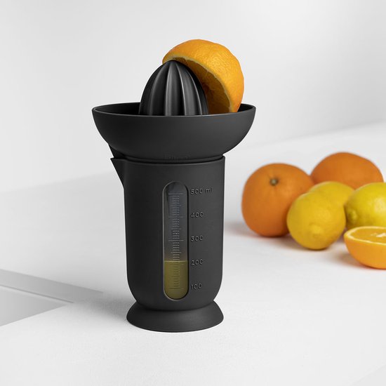 Citruspers Ufo - Handmatig - Kunststof - Ø 15 x H 23 cm - Zwart van Merkloos — afbeelding 5