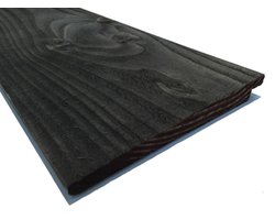 Intergard Douglas Zweeds rabat potdekselplanken zwart 500cm (10/24x195mm)