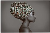 Peinture sur verre Personnes Femme Africaine 78x116 cm - Reinders